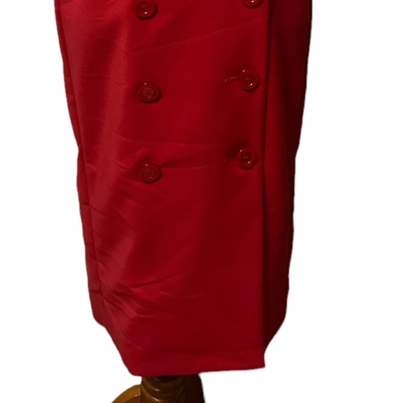 Doncaster collection red sleeveless nylon dress - Picture 3 of 11